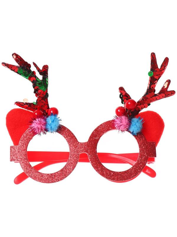 Карнавальные очки «Рожки», цвета МИКС