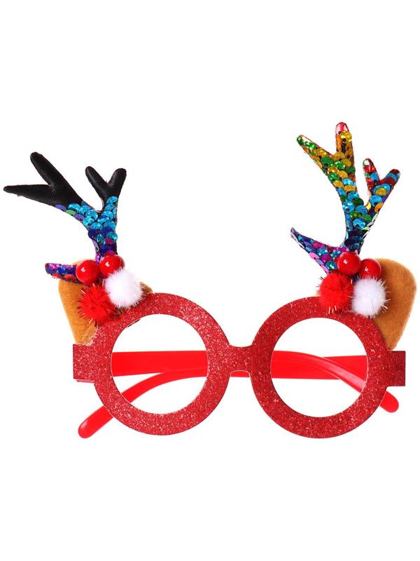 Карнавальные очки «Рожки», цвета МИКС