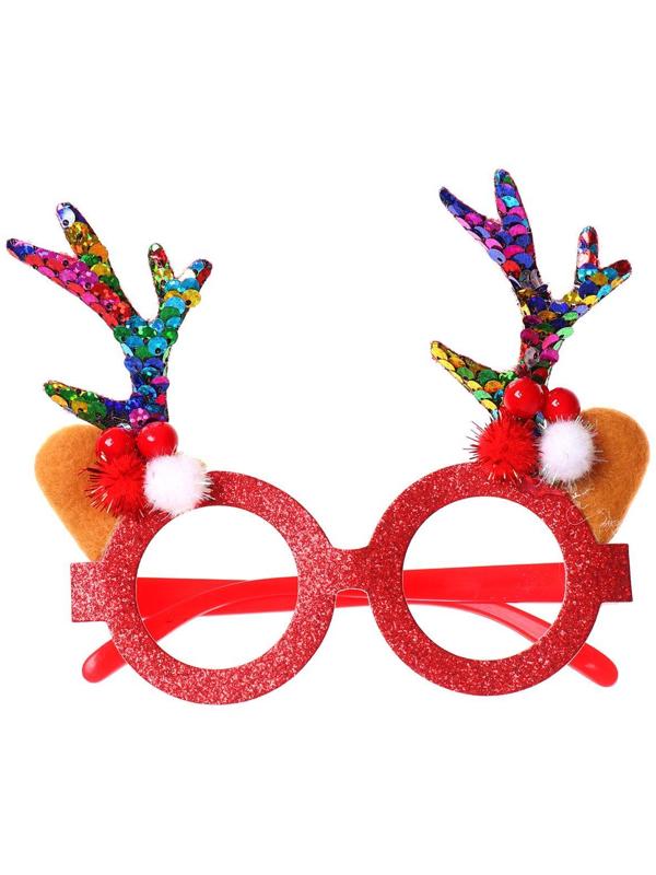Карнавальные очки «Рожки», цвета МИКС