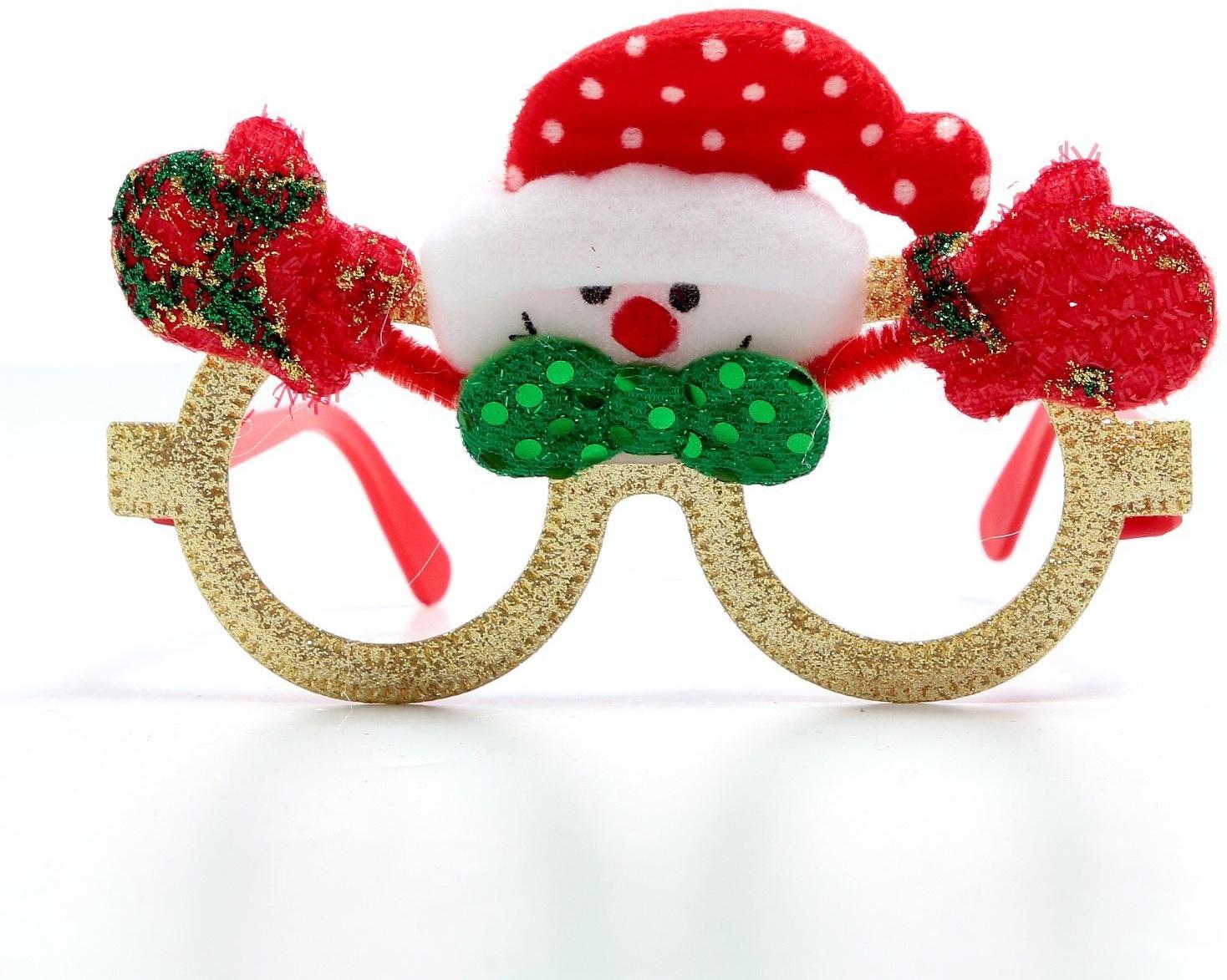 Карнавальные очки «Снеговик»