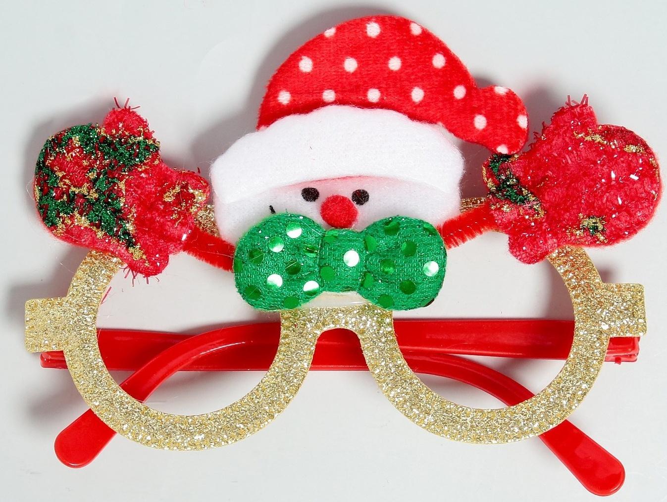 Карнавальные очки «Снеговик»