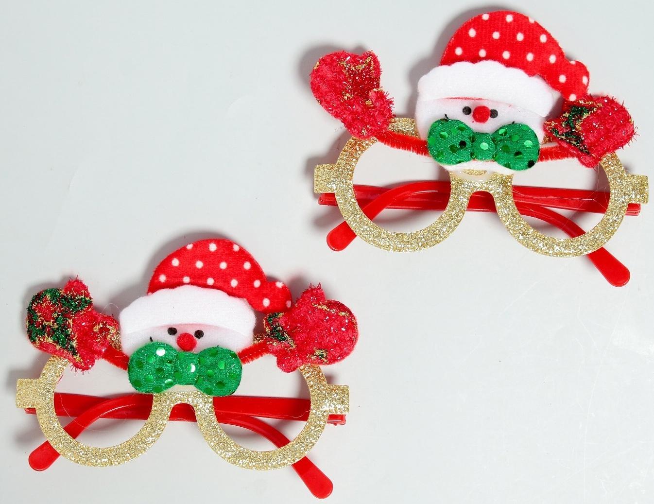 Карнавальные очки «Снеговик»