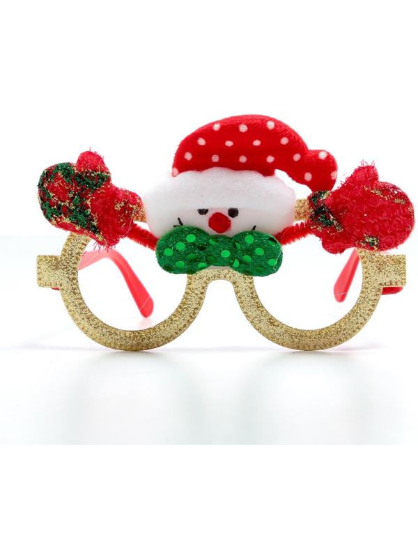 Карнавальные очки «Снеговик»