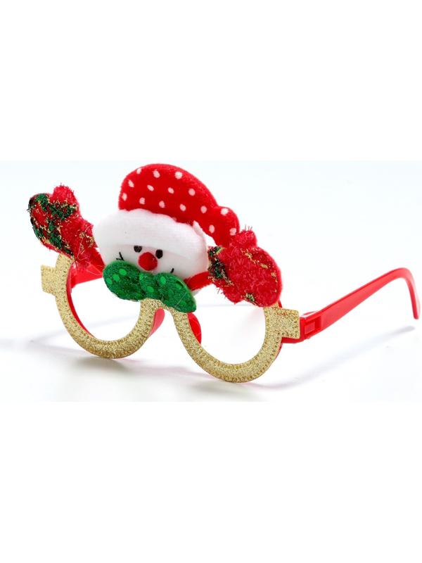 Карнавальные очки «Снеговик»