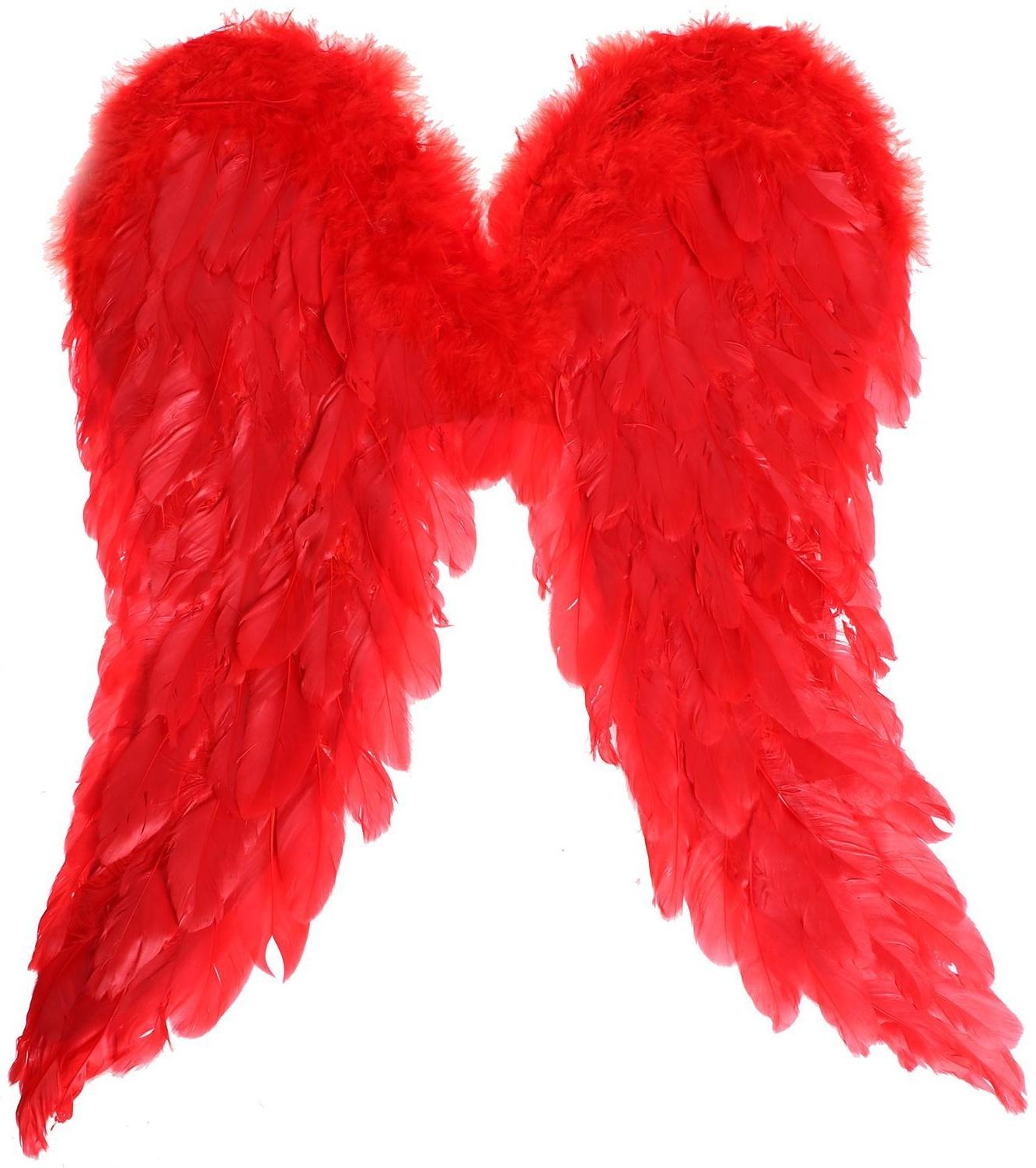 Крылья «Ангел», 50х50, цвет красный