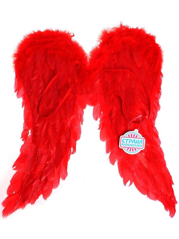 Крылья «Ангел», 50х50, цвет красный