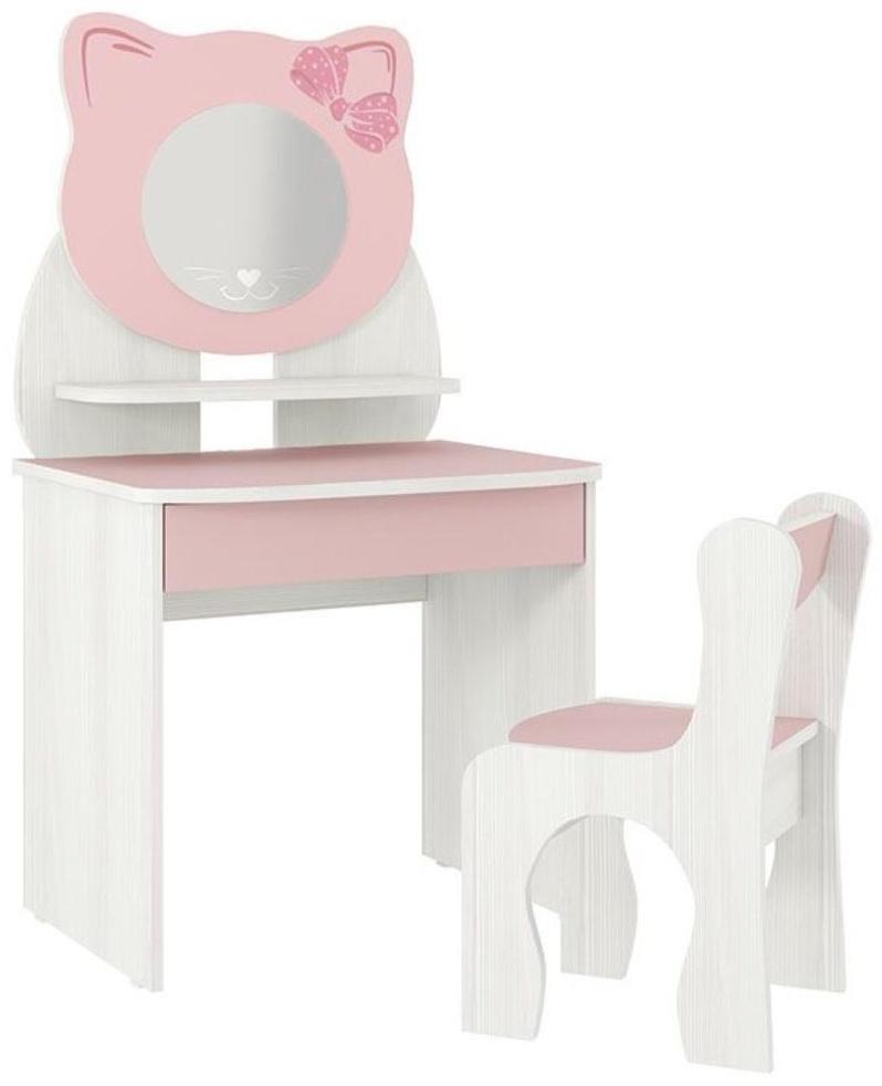 Набор детский Котёнок, 600х370х1120, Белый рамух/Розовый