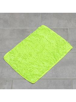 Насадка для швабры с зажимом-бабочкой, микрофибра, тонкая букля, 30×20 см, цвет МИКС