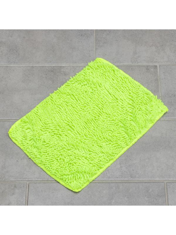 Насадка для швабры с зажимом-бабочкой, микрофибра, тонкая букля, 30×20 см, цвет МИКС