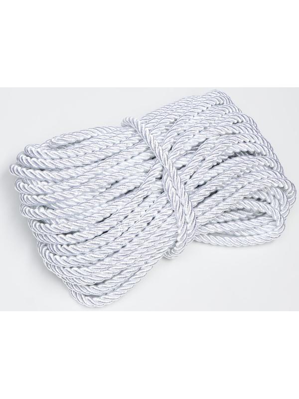 Шнур витой, декоративный, без тесьмы, № 0,3, 12 мм, 25 м