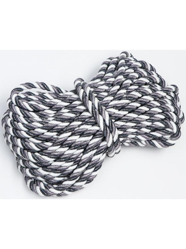 Шнур витой декоративный 12 мм без тесьмы №Л13.4, 25 м