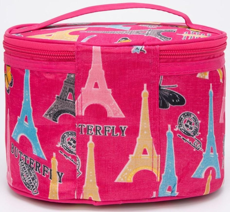 Косметичка на молнии, цвет розовый