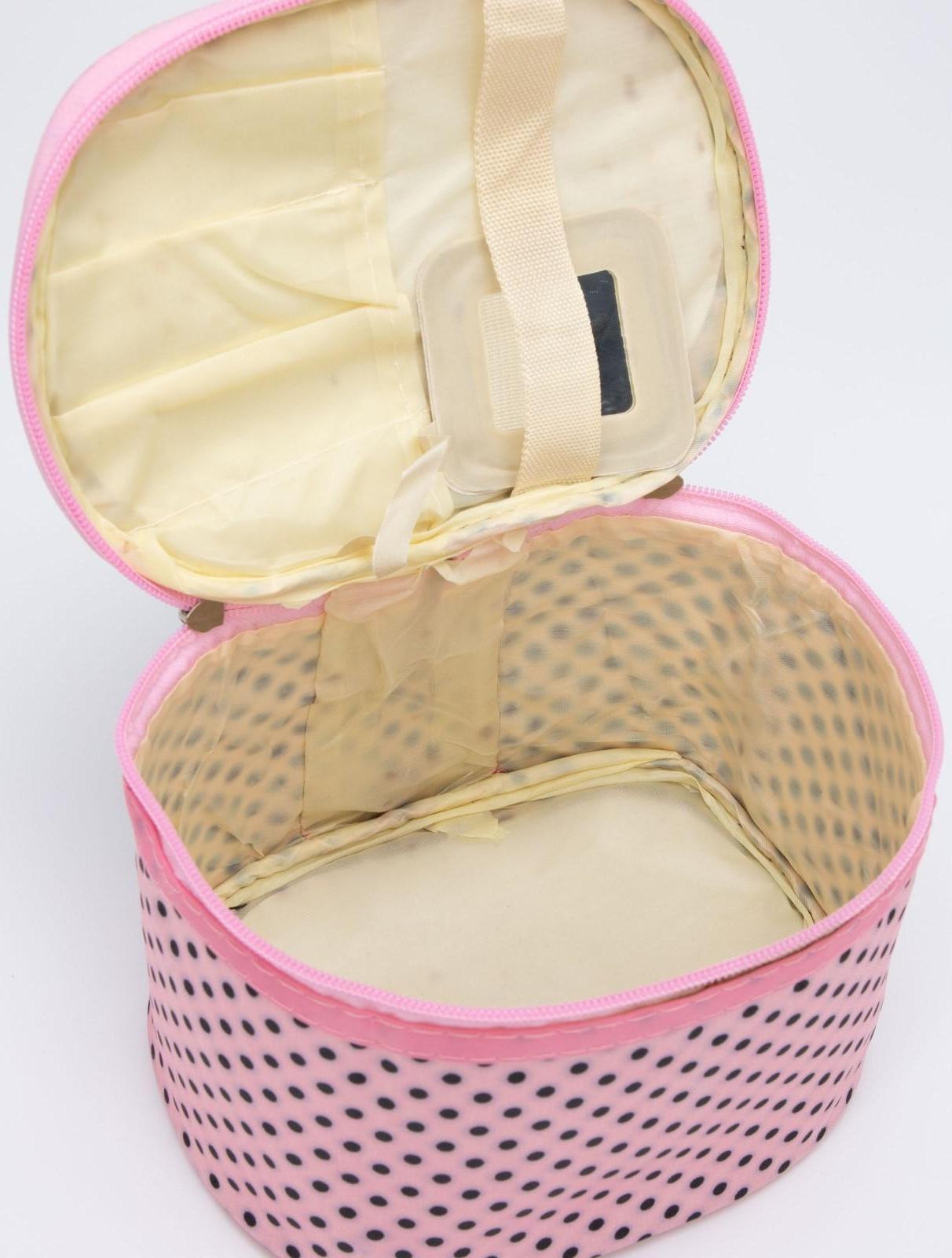 Косметичка на молнии, цвет розовый