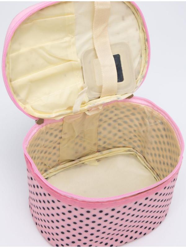 Косметичка на молнии, цвет розовый