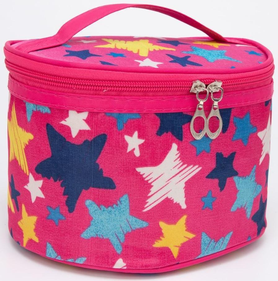 Косметичка на молнии, цвет розовый
