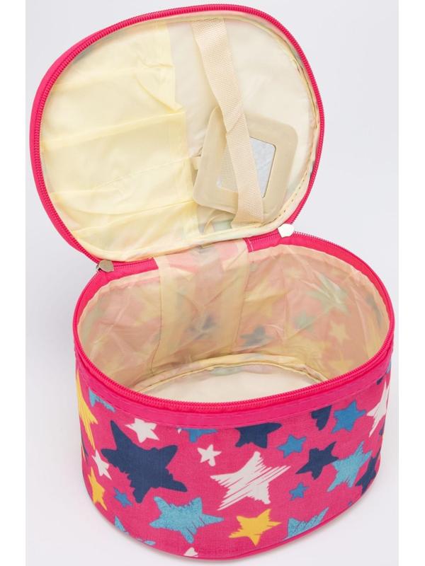 Косметичка на молнии, цвет розовый