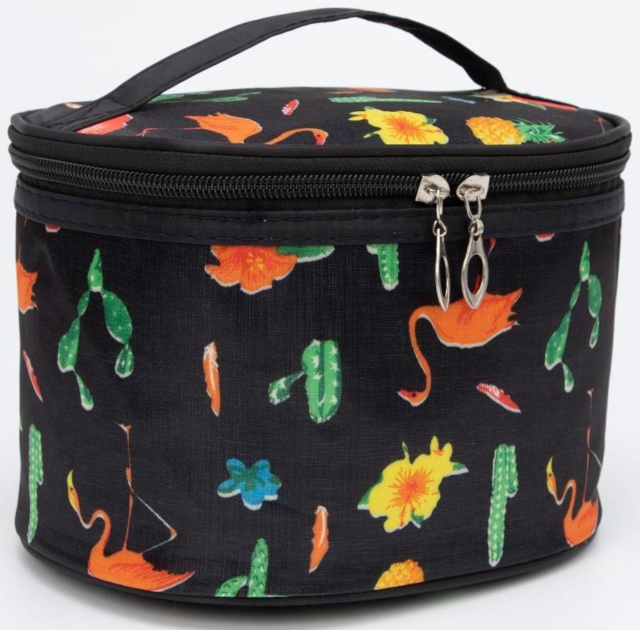 Косметичка на молнии, цвет чёрный