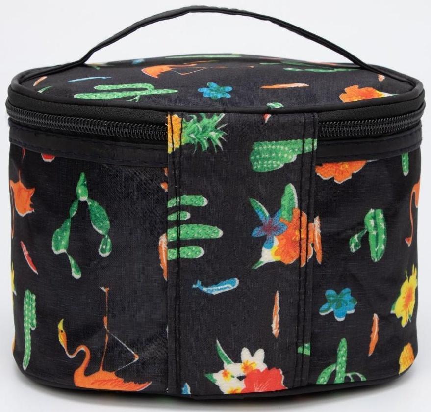 Косметичка на молнии, цвет чёрный