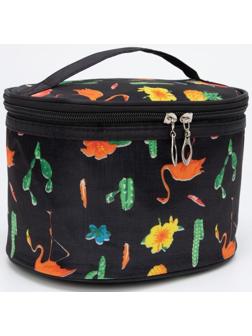 Косметичка на молнии, цвет чёрный