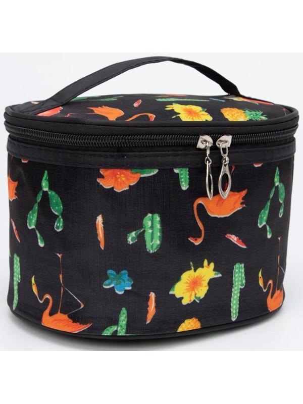 Косметичка на молнии, цвет чёрный