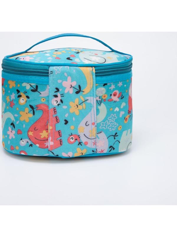 Косметичка на молнии, цвет голубой