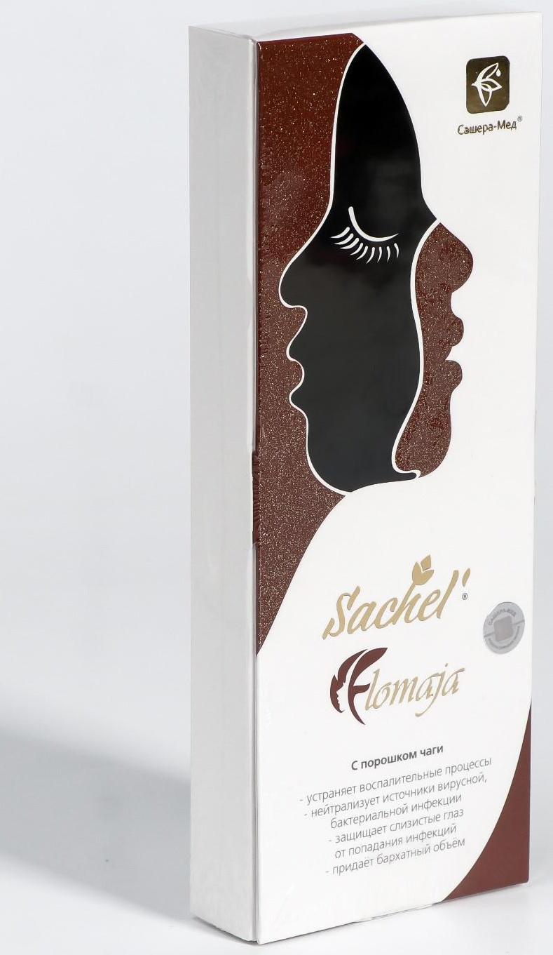 Тушь для ресниц «Сашель» Flomaja с порошком чаги, 10 мл