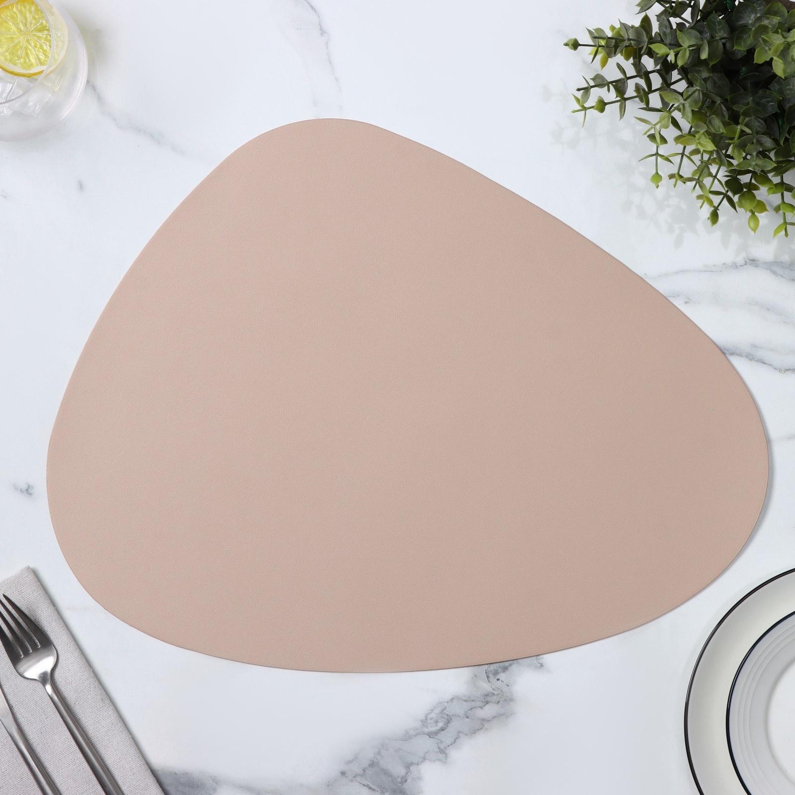 Салфетка сервировочная на стол «Тэм», 45×35 см, цвет персиковый