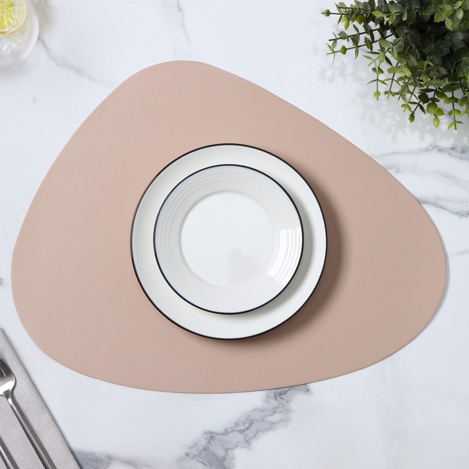 Салфетка сервировочная на стол «Тэм», 45×35 см, цвет персиковый