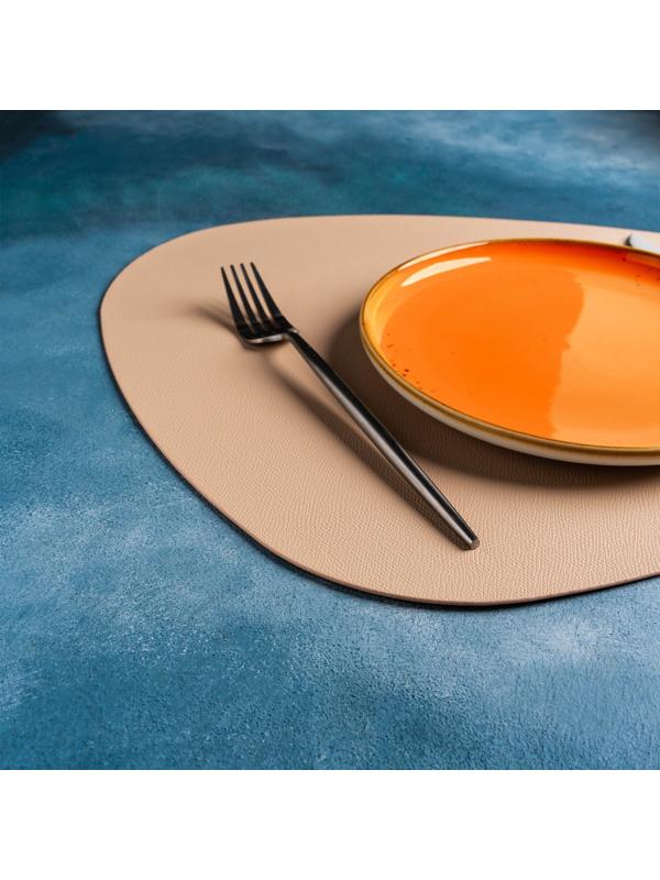 Салфетка сервировочная на стол «Тэм», 45×35 см, цвет персиковый