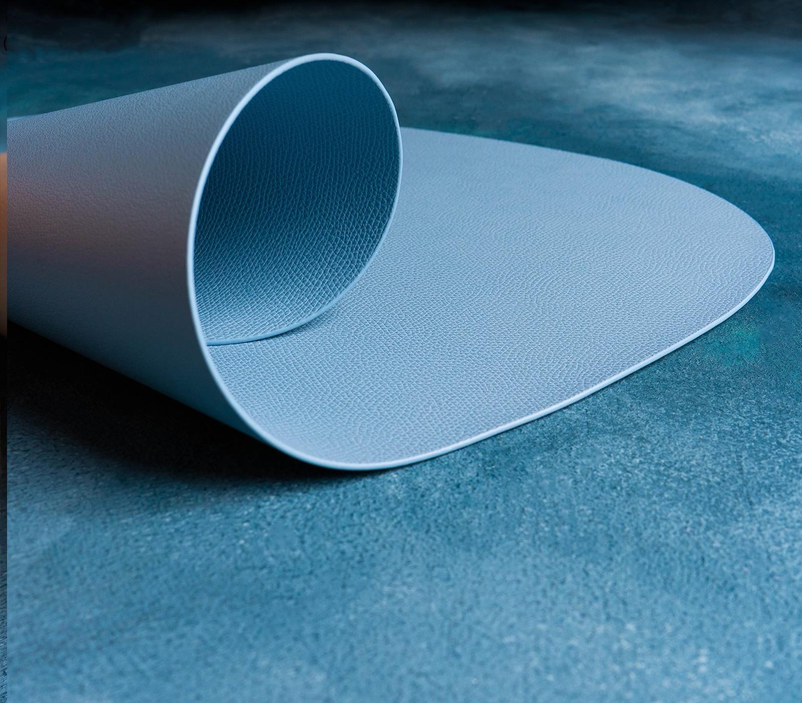 Салфетка сервировочная на стол «Тэм», 44×35,5 см, цвет голубой