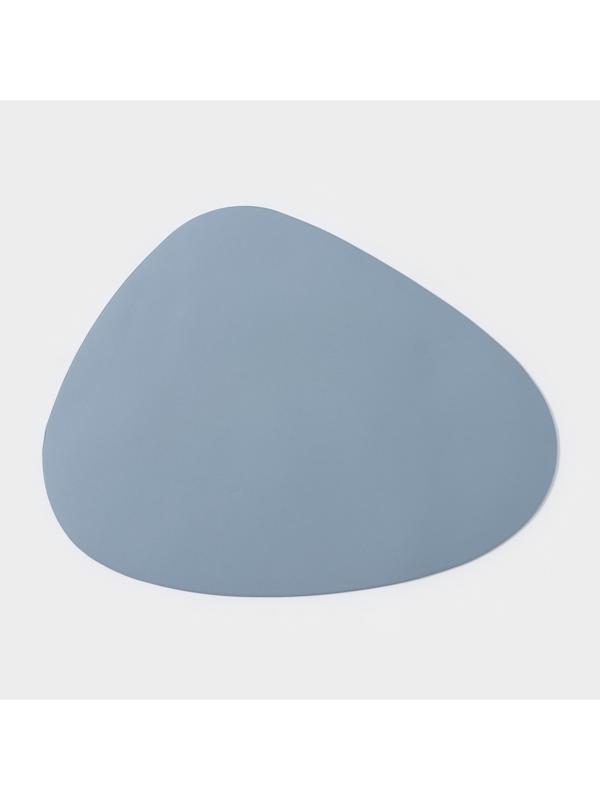 Салфетка сервировочная на стол «Тэм», 44×35,5 см, цвет голубой