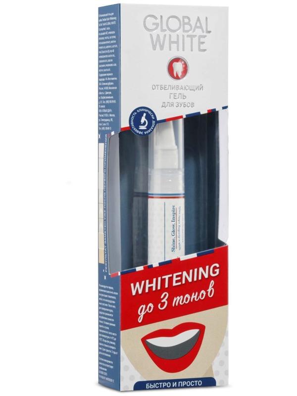 Карандаш отбеливающий для зубов Global White, 5 мл
