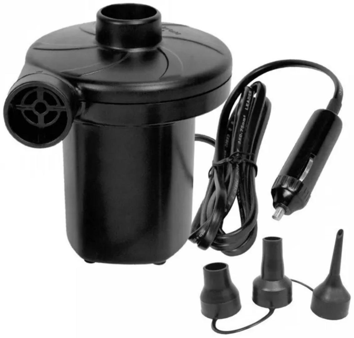 Насос электрический 12 В Lavita, от прикуривателя, 3 насадки