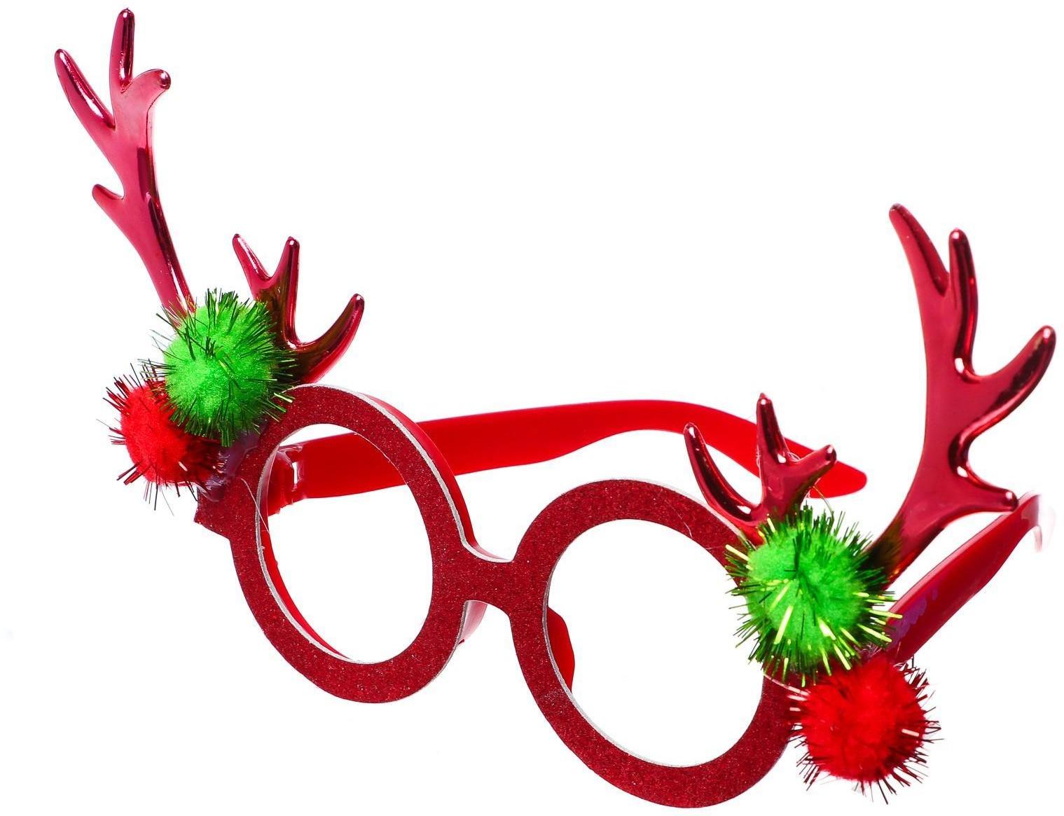 Карнавальные очки «Рога»