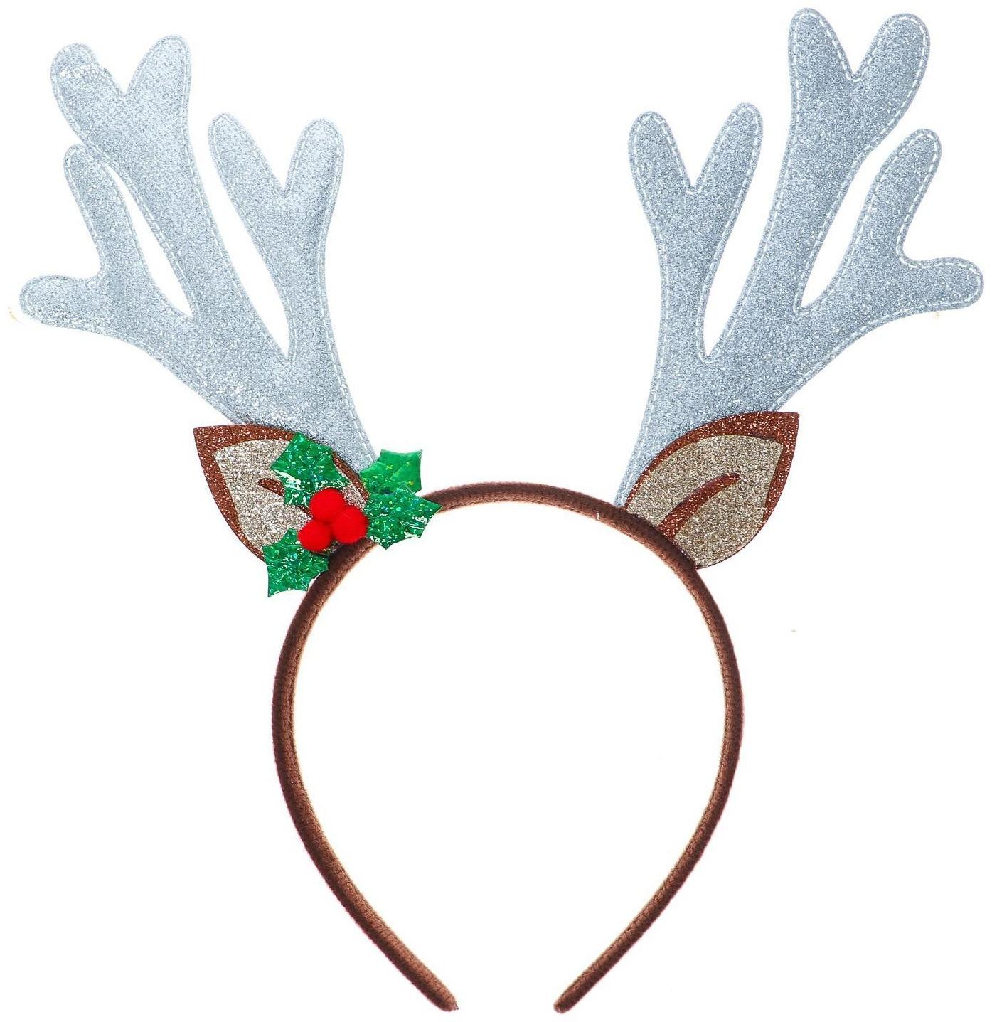 Карнавальный ободок «Рога», цвета МИКС