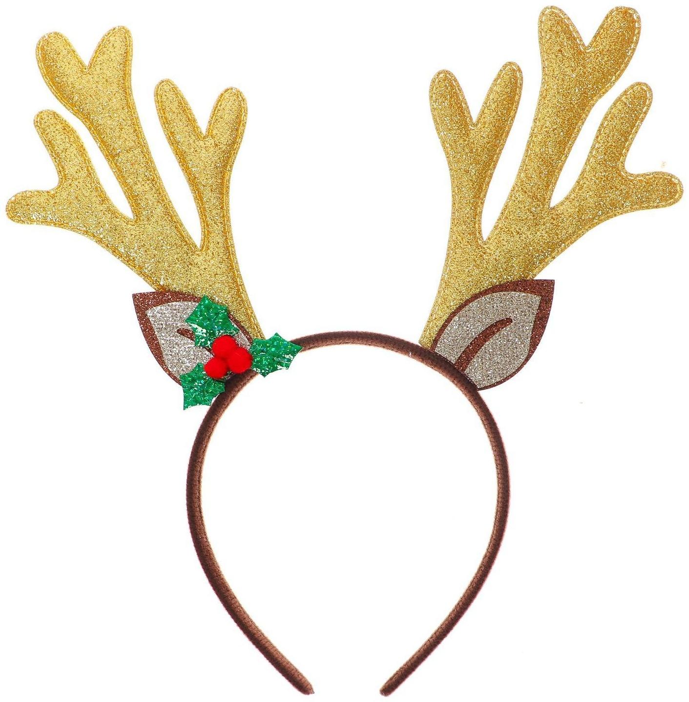 Карнавальный ободок «Рога», цвета МИКС