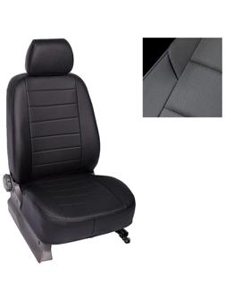 Авточехлы для LADA Granta sedan, (40/60), airbag, 2012-н.в, экокожа, набор