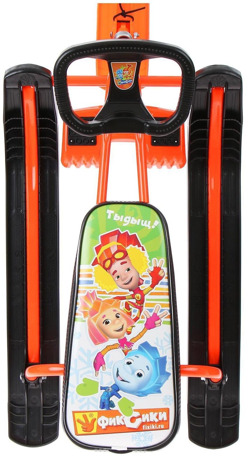 Снегокат «Тимка спорт 2 Фиксики», ТС2/Ф12, цвет оранжевый/чёрный