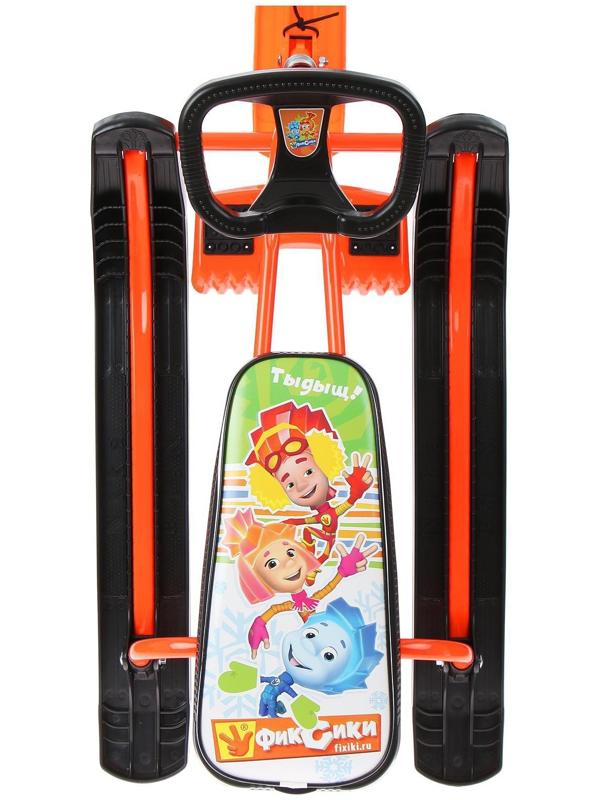 Снегокат «Тимка спорт 2 Фиксики», ТС2/Ф12, цвет оранжевый/чёрный