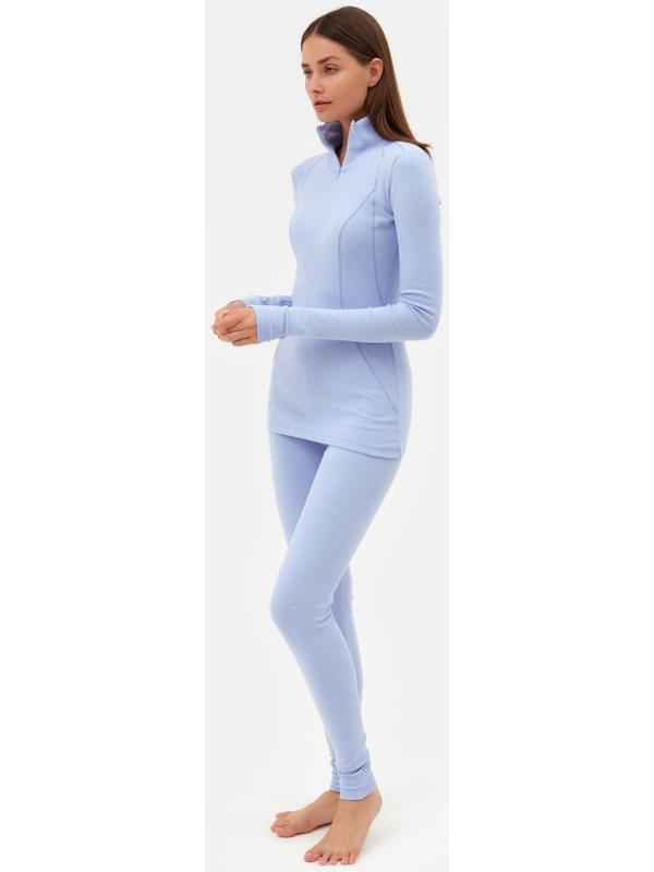 Термобельё женское (лонгслив, лосины) MINAKU цвет голубой, р-р 48