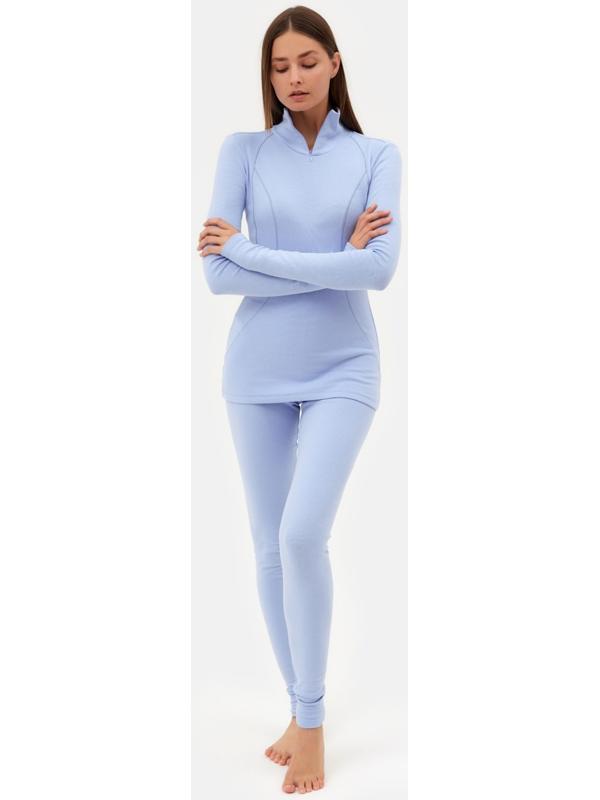 Термобельё женское (лонгслив, лосины) MINAKU цвет голубой, р-р 48