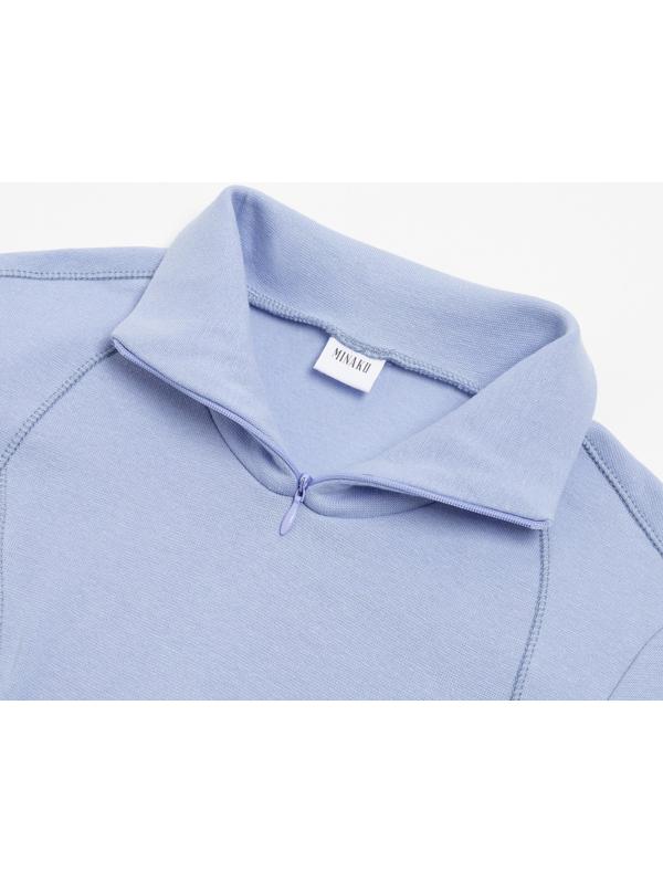 Термобельё женское (лонгслив, лосины) MINAKU цвет голубой, р-р 48