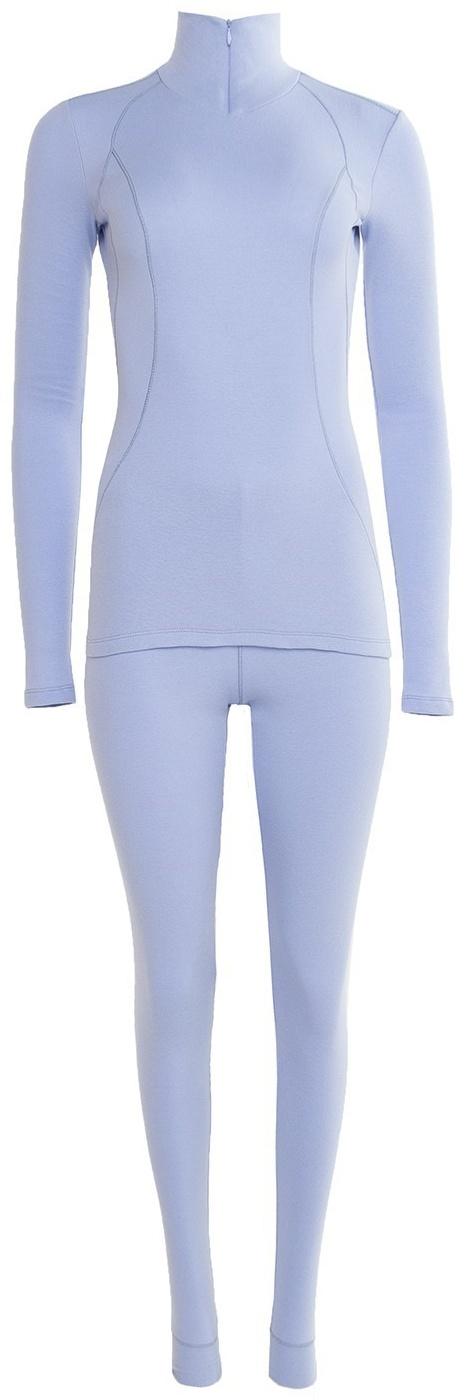 Термобельё женское (лонгслив, лосины) MINAKU цвет голубой, р-р 50