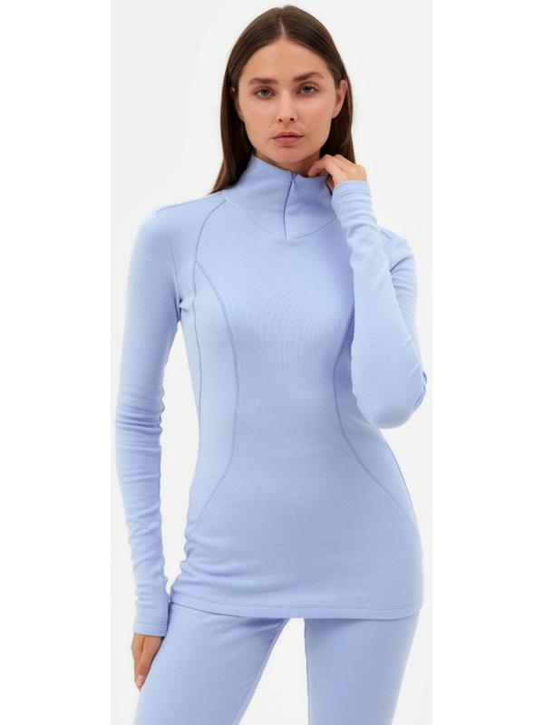 Термобельё женское (лонгслив, лосины) MINAKU цвет голубой, р-р 50