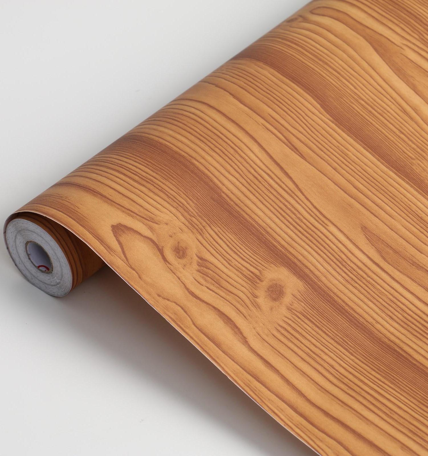 Пленка самоклеящаяся D&B 1394, Дерево светло-коричневое, 0,45х8м