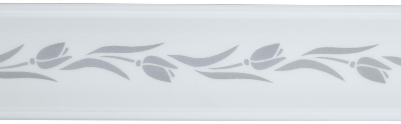 Плинтус потолочный С17/60 Тюльпан (Серебро)