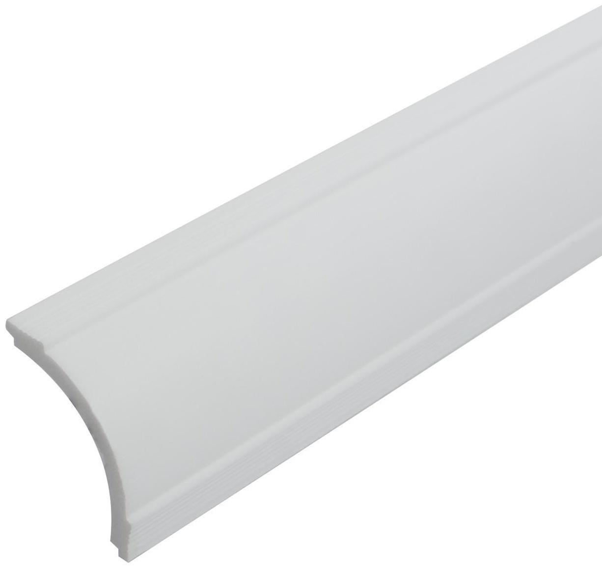 Плинтус потолочный С17/60 Тюльпан (Серебро)