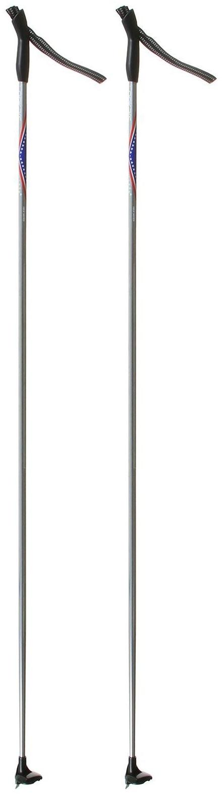 Палки лыжные алюминиевые Gekars Vega, длина 130 см. цвета МИКС