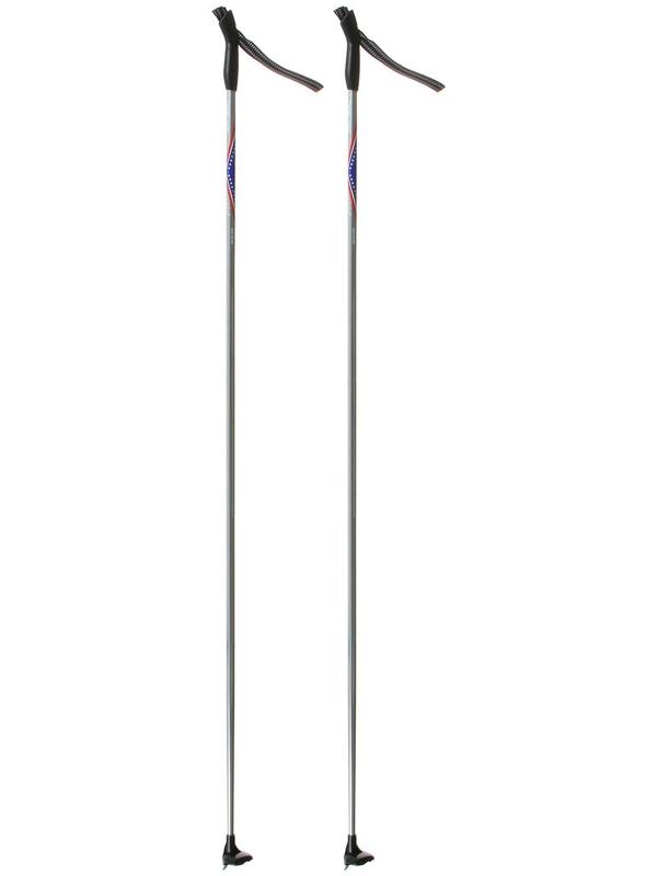 Палки лыжные алюминиевые Gekars Vega, длина 130 см. цвета МИКС