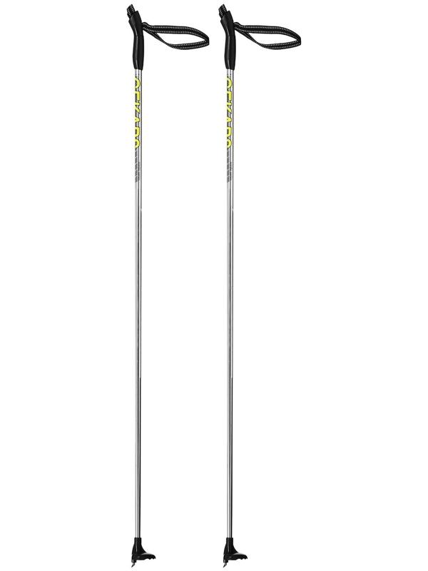 Палки лыжные алюминиевые Gekars Vega, длина 130 см. цвета МИКС